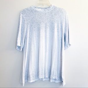 American Eagle White Mock Neck